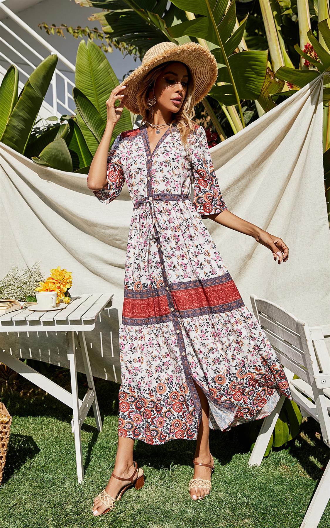 Boho beach dresses uk on sale